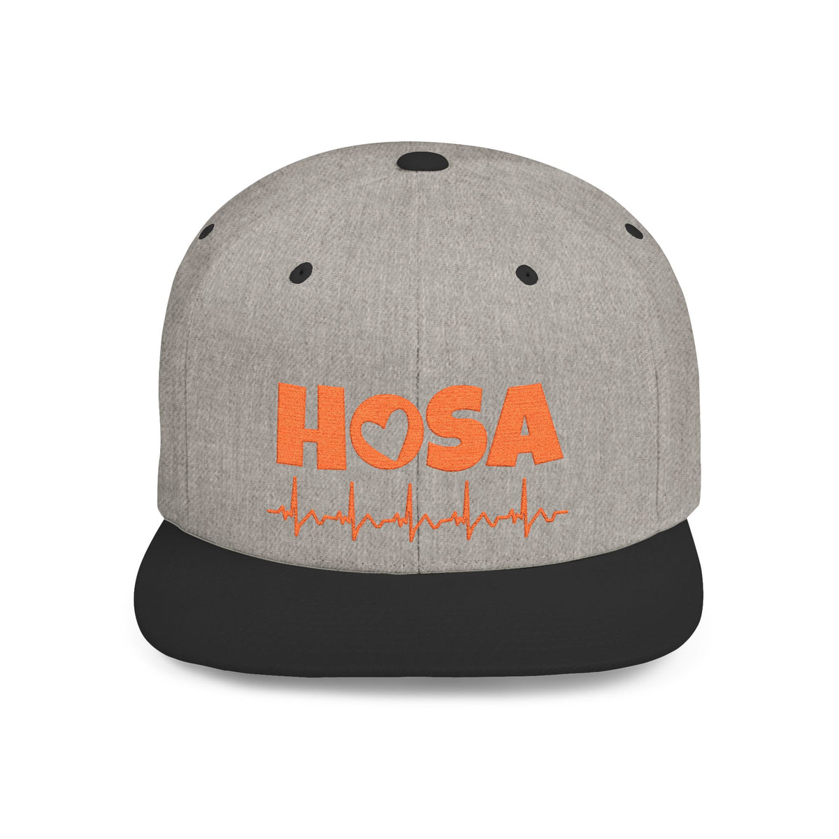 HOSA Heartbeat Flatbill Snapback - Orange Edition