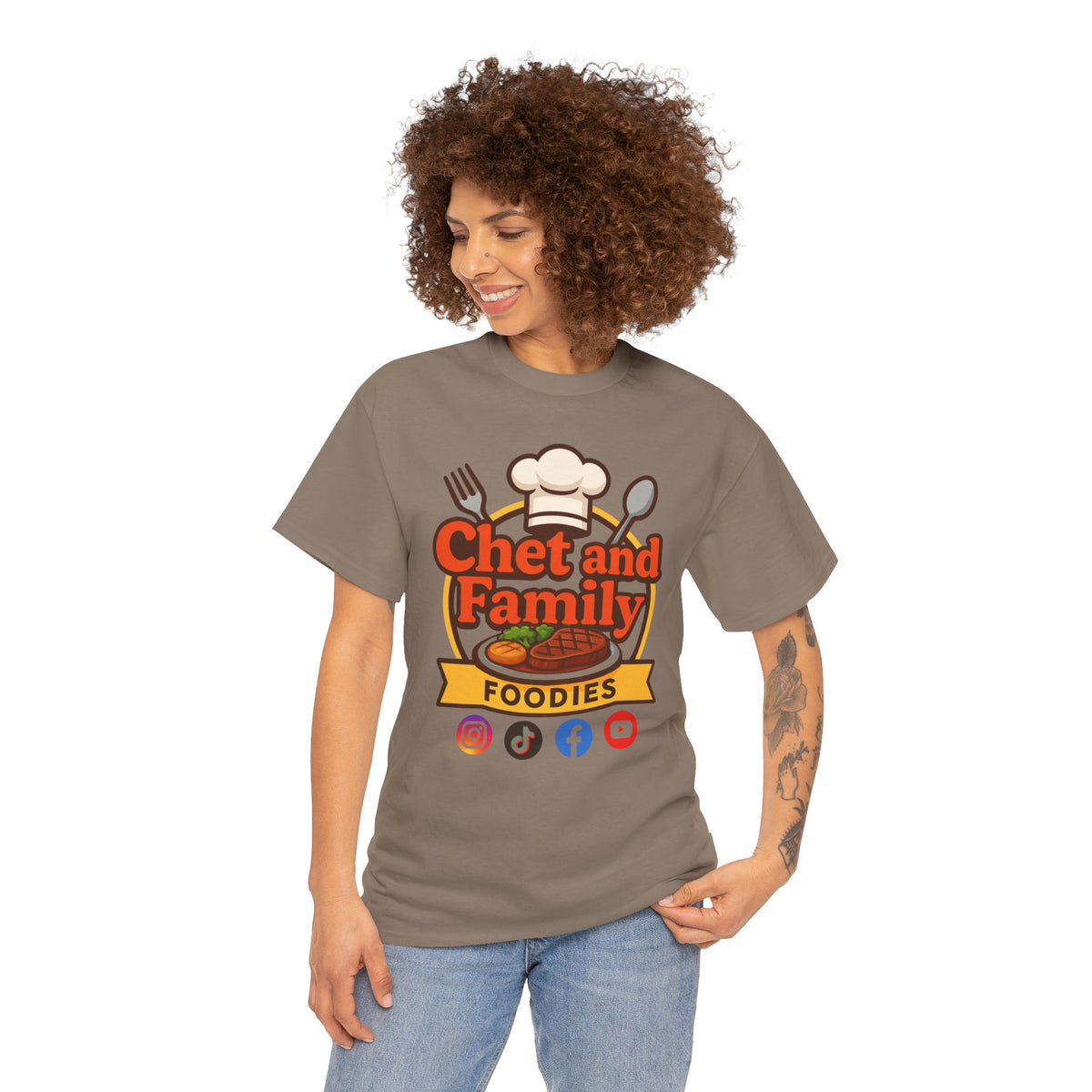 Chet and Family Foodies Tee
