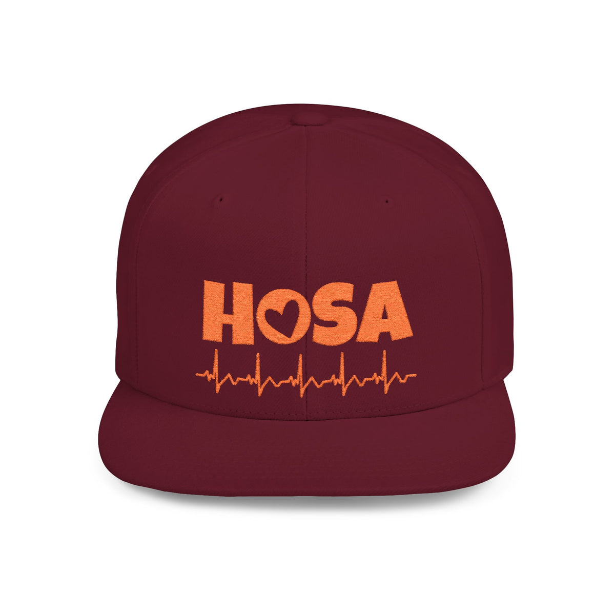HOSA Heartbeat Flatbill Snapback - Orange Edition