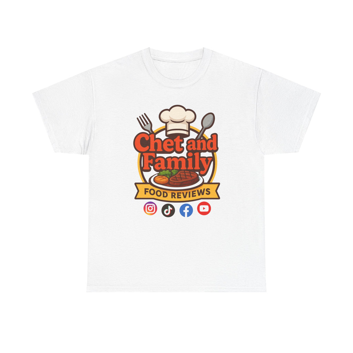 Chet and Family Food Review Tee