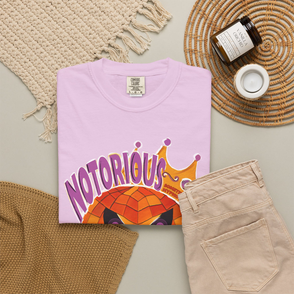 Notorious B.O.O. T-shirt | Halloween Jack-o'-Lantern Design