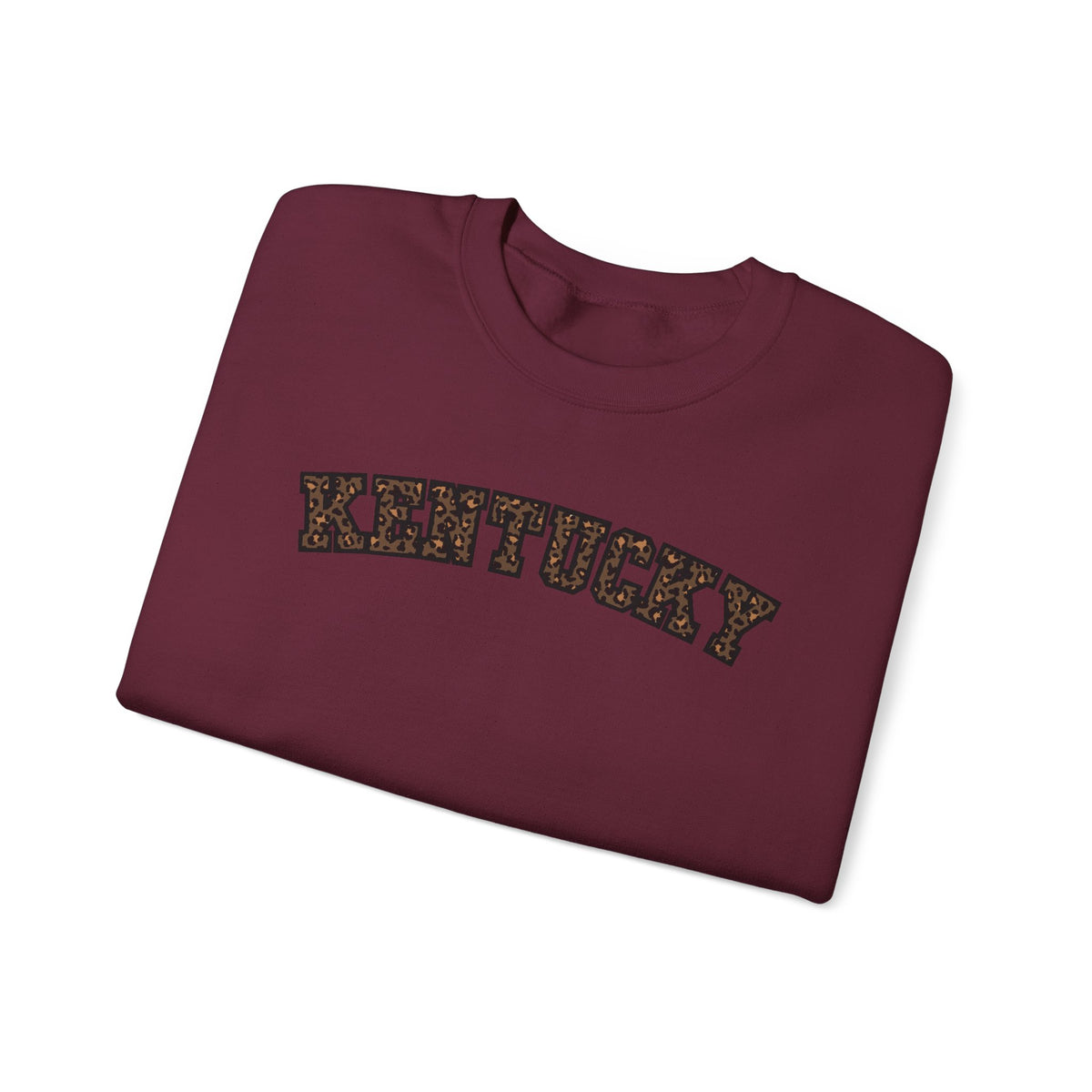Kentucky Dark Leopard Crewneck Sweatshirt