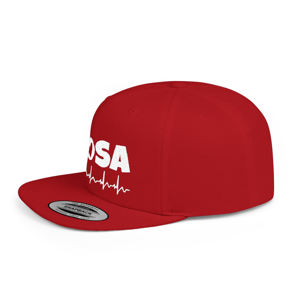 HOSA Heartbeat Flatbill Snapback - White Font