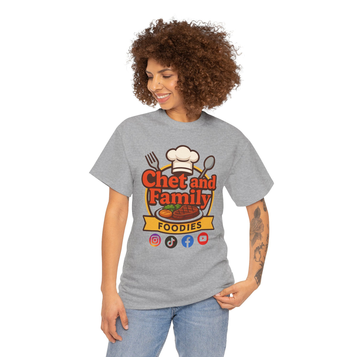 Chet and Family Foodies Tee