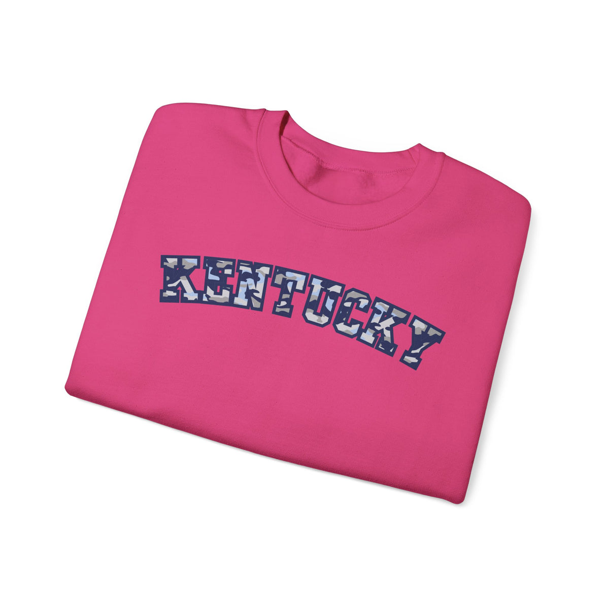 Kentucky Blue Grey Camo Sweatshirt