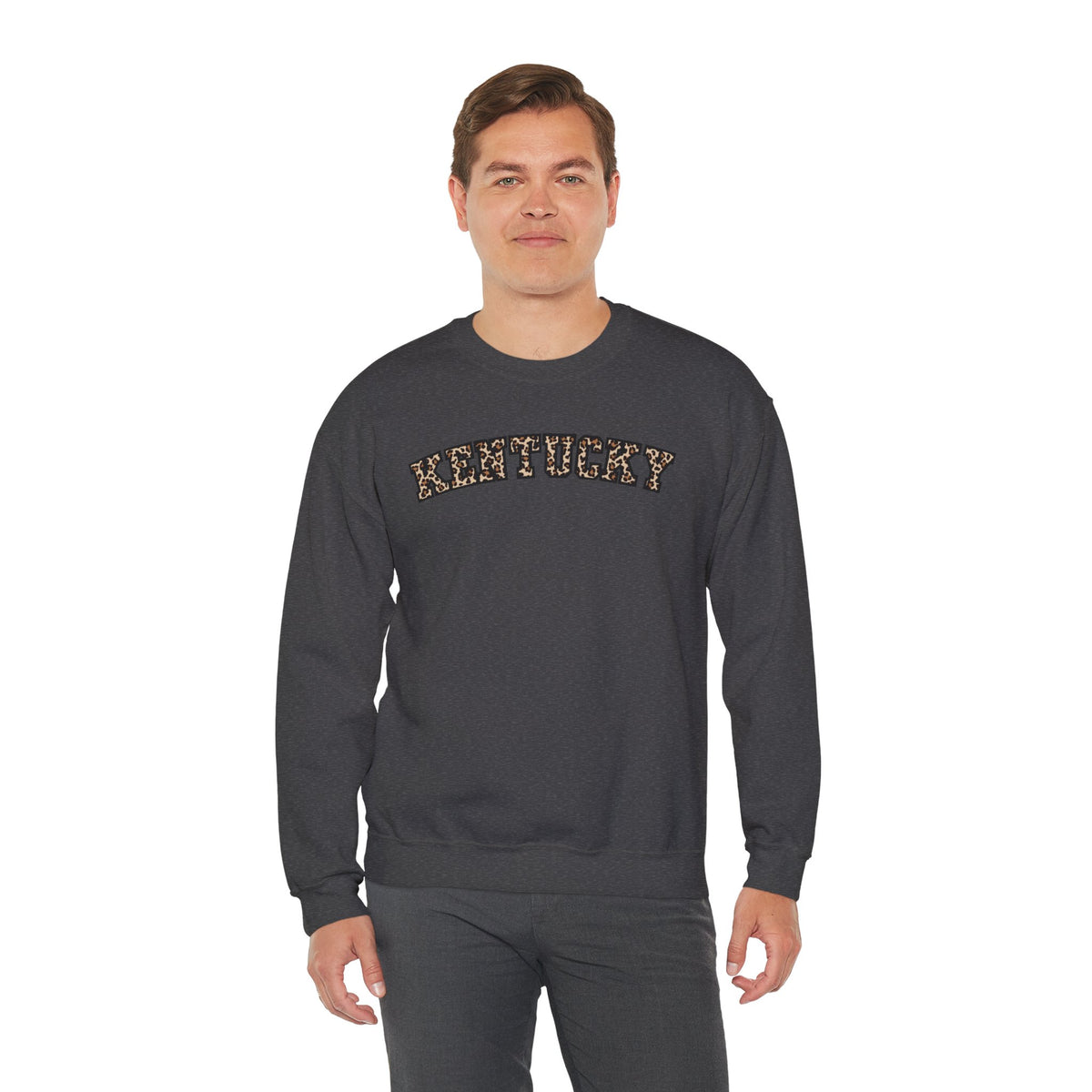Kentucky Leopard Crewneck Sweatshirt