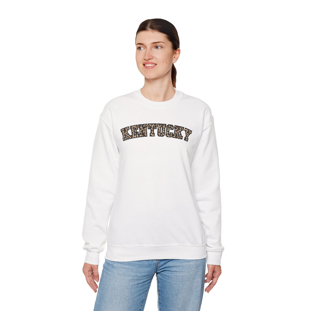 Kentucky Leopard Crewneck Sweatshirt