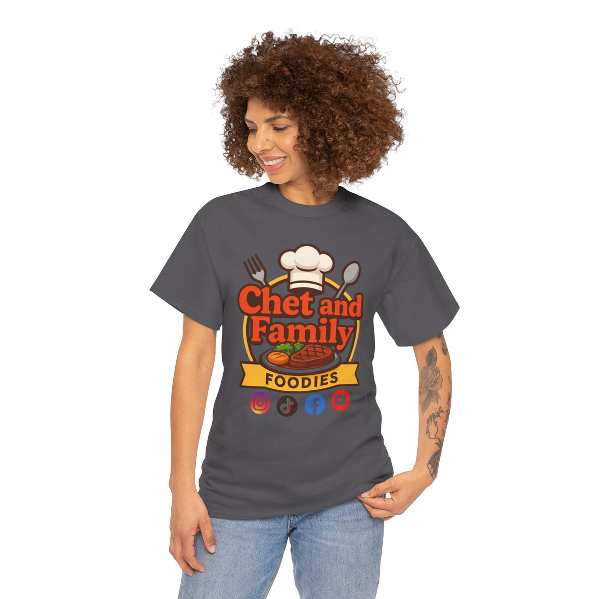 Chet and Family Foodies Tee