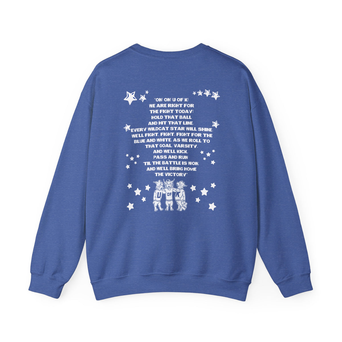 Kentucky Wildcats Fight Song Crewneck Sweatshirt | Retro UK Game Day Pullover
