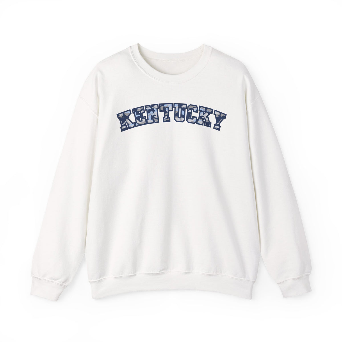 Kentucky Blue Grey Camo Sweatshirt