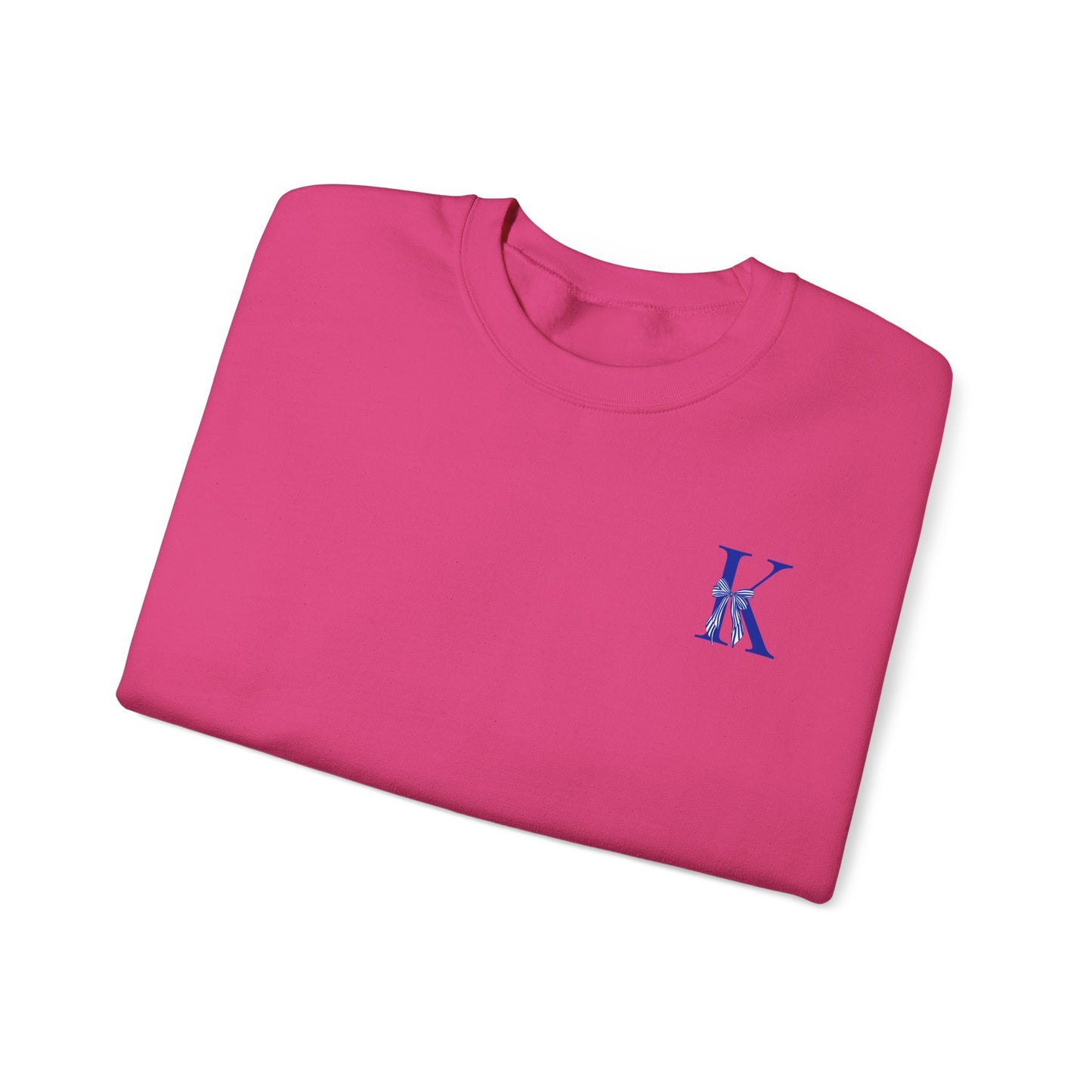 University of Kentucky Blue Striped Bow Back Crewneck