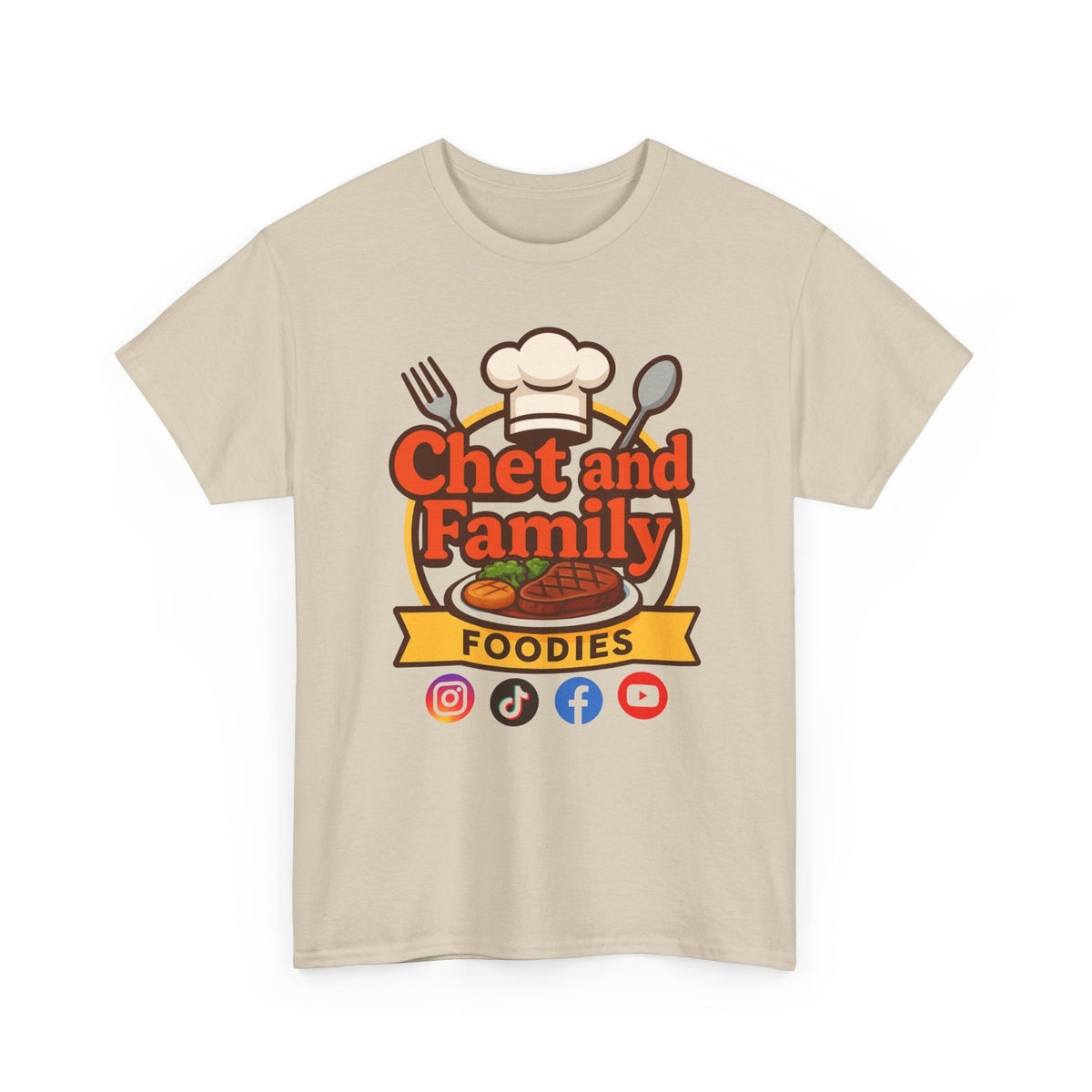 Chet and Family Foodies Tee