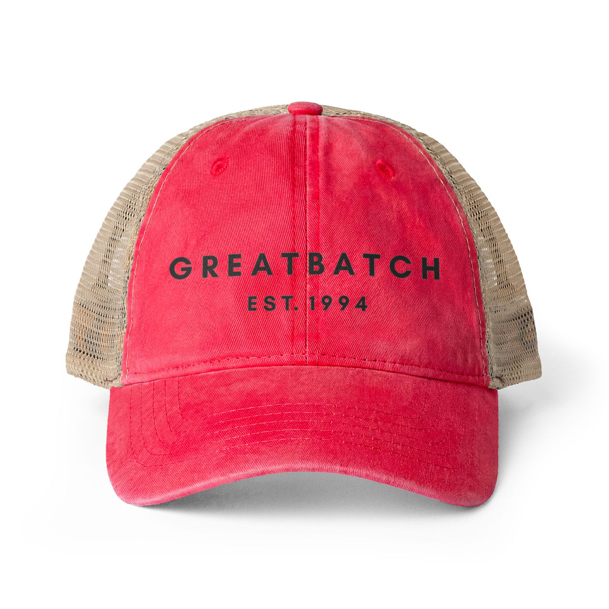 The Greatbatch Hat | Black Font Patterned Bill