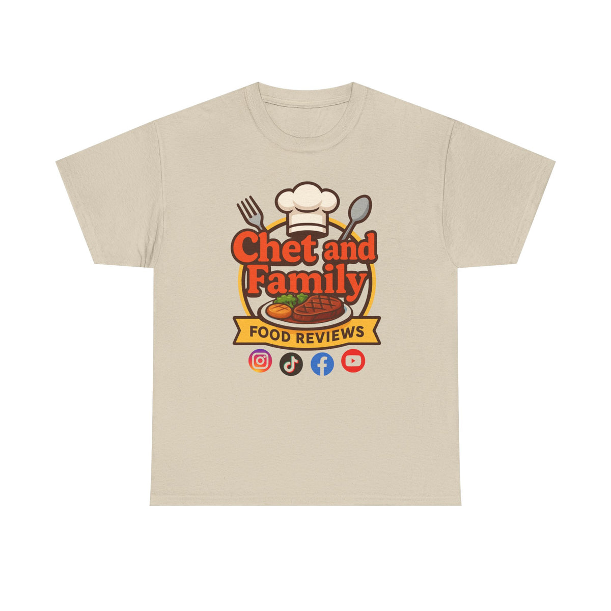 Chet and Family Food Review Tee