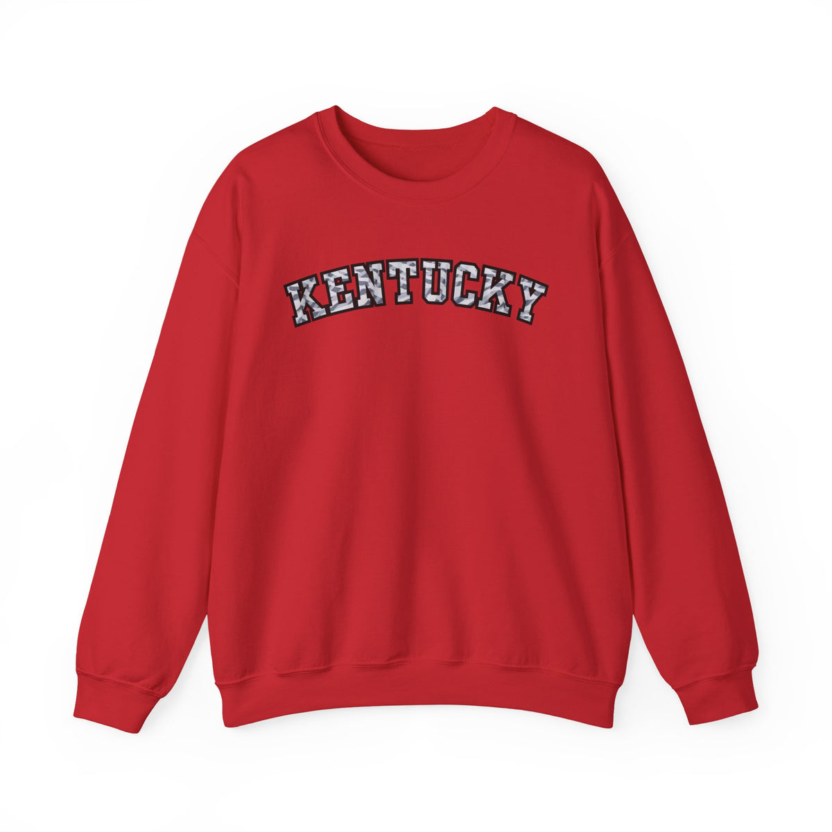 Kentucky Grey Modern Camo Crewneck Sweatshirt