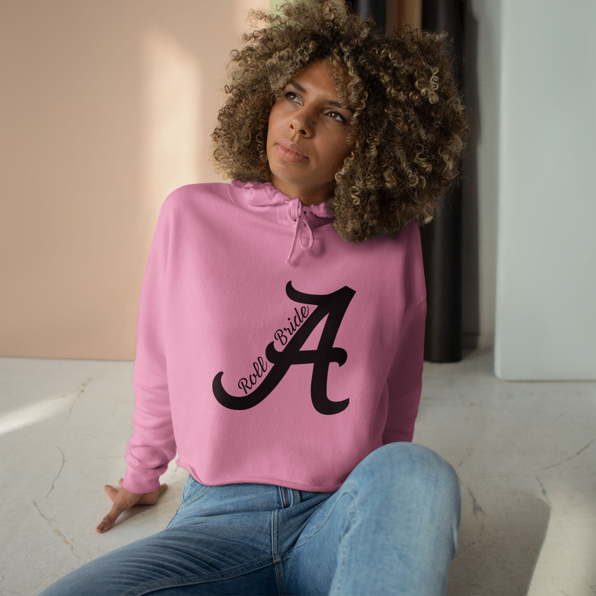 The Brayden 'Roll Bride' Cropped Hoodie