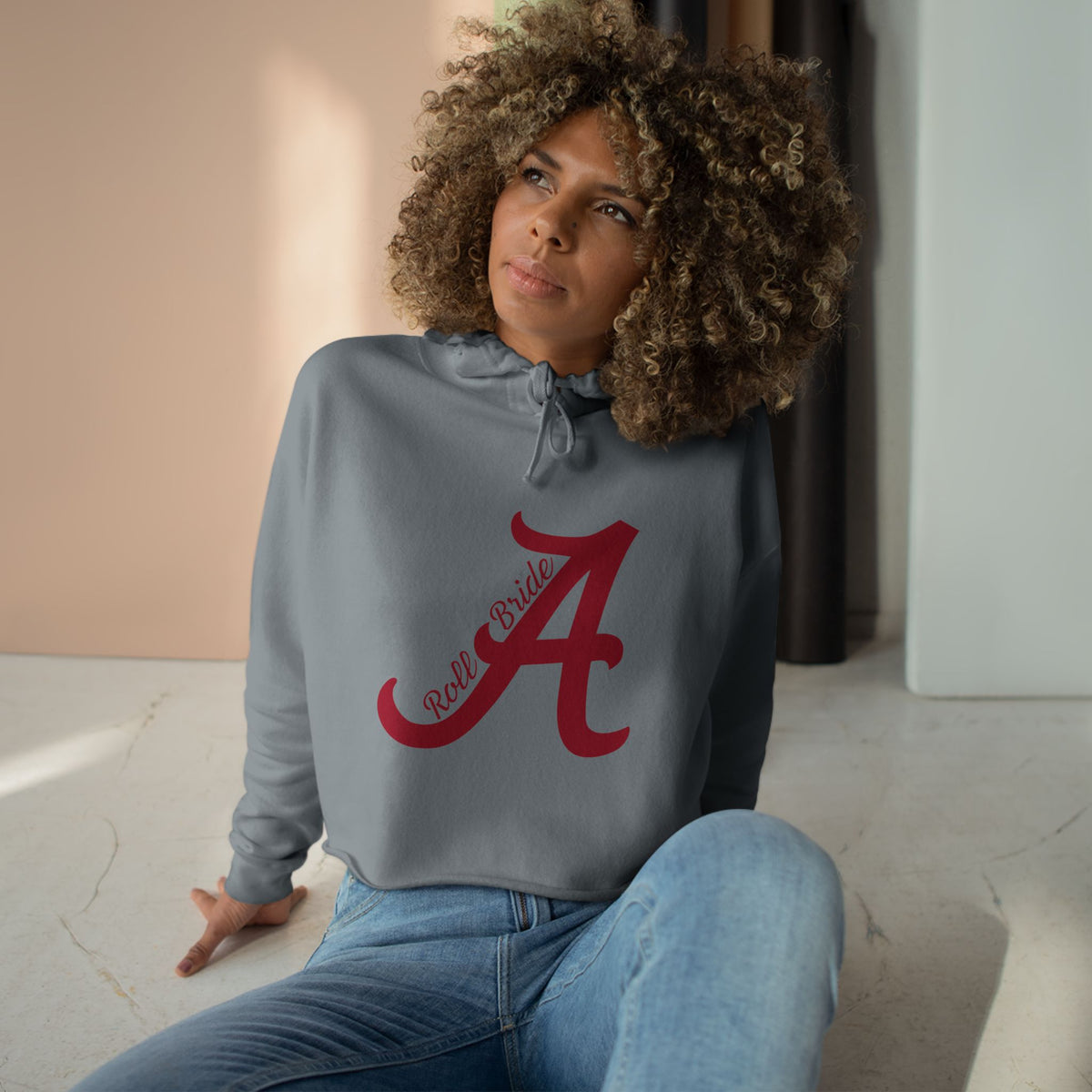 The Brayden 'Roll Bride' Cropped Hoodie