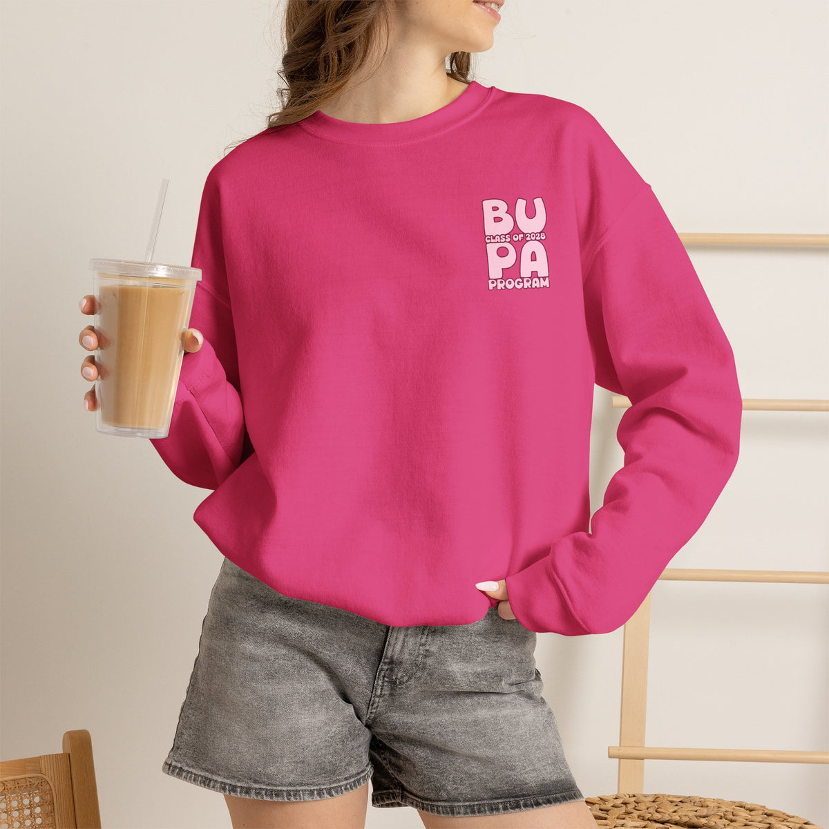 Brescia PA Program Warm Ombre Crewneck Sweatshirt