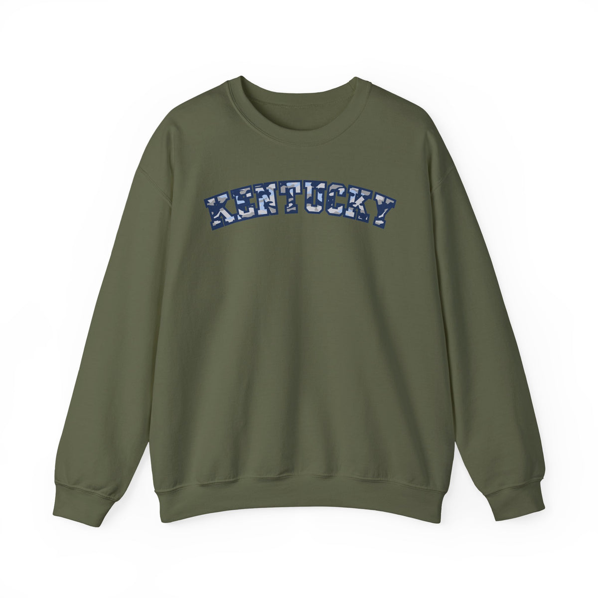 Kentucky Blue Grey Camo Sweatshirt