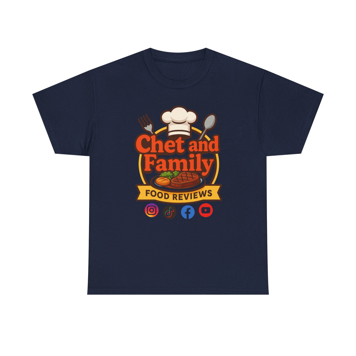 Chet and Family Food Review Tee