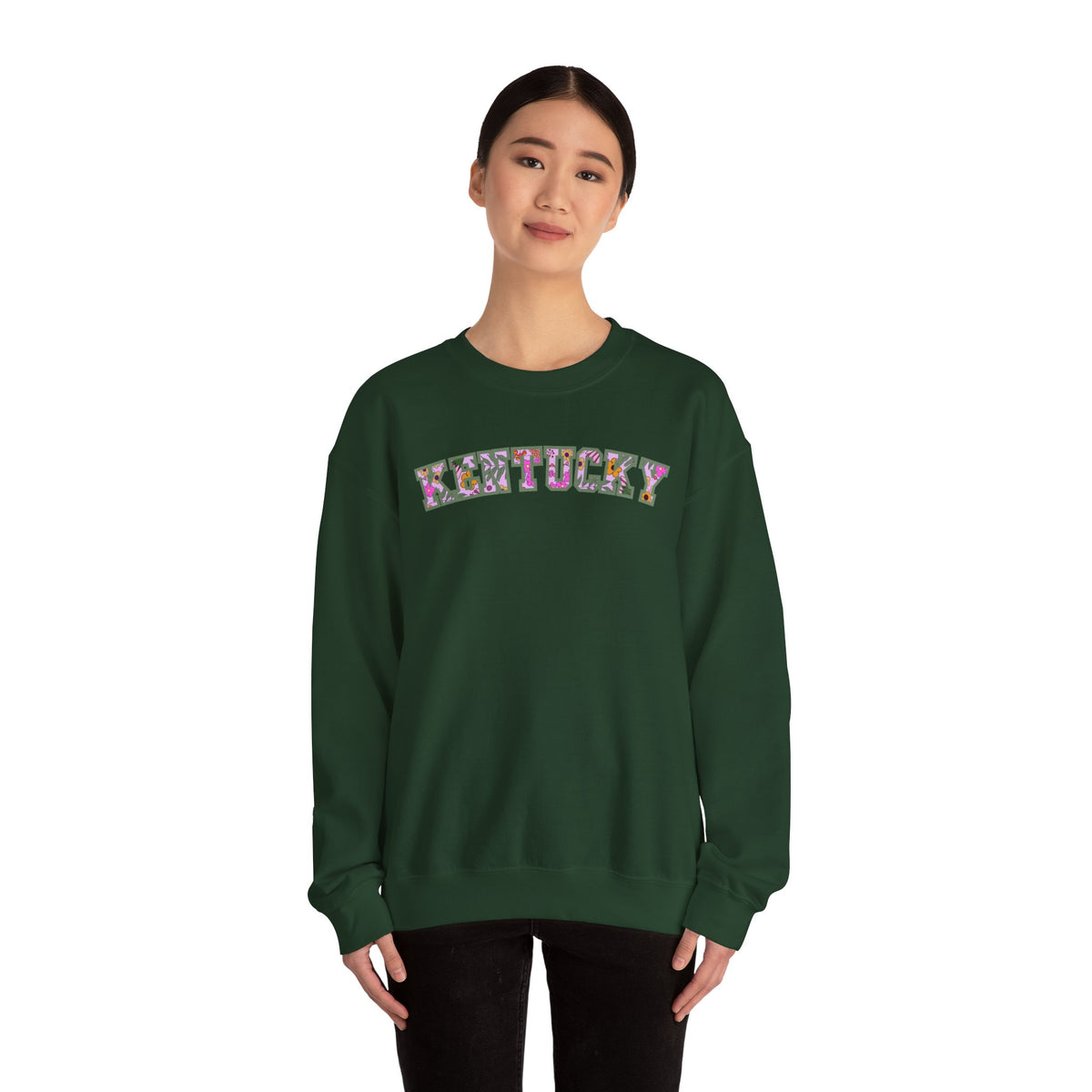 Kentucky Garden Floral Crewneck Sweatshirt