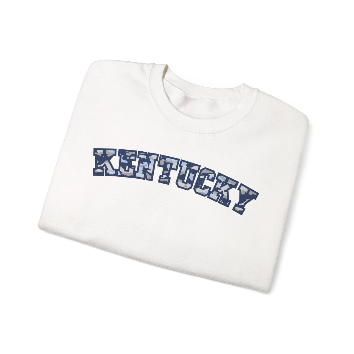Kentucky Blue Grey Camo Sweatshirt