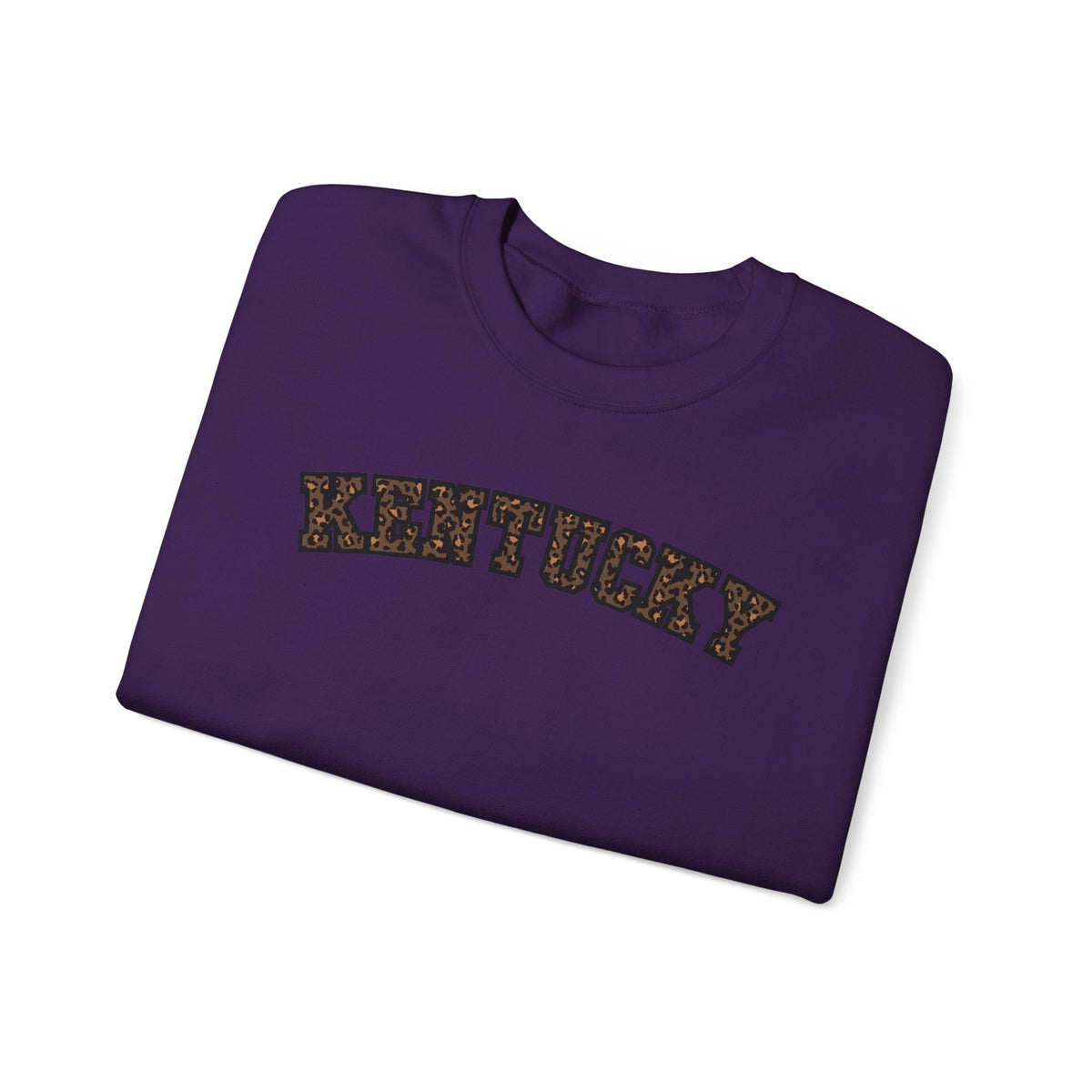 Kentucky Dark Leopard Crewneck Sweatshirt