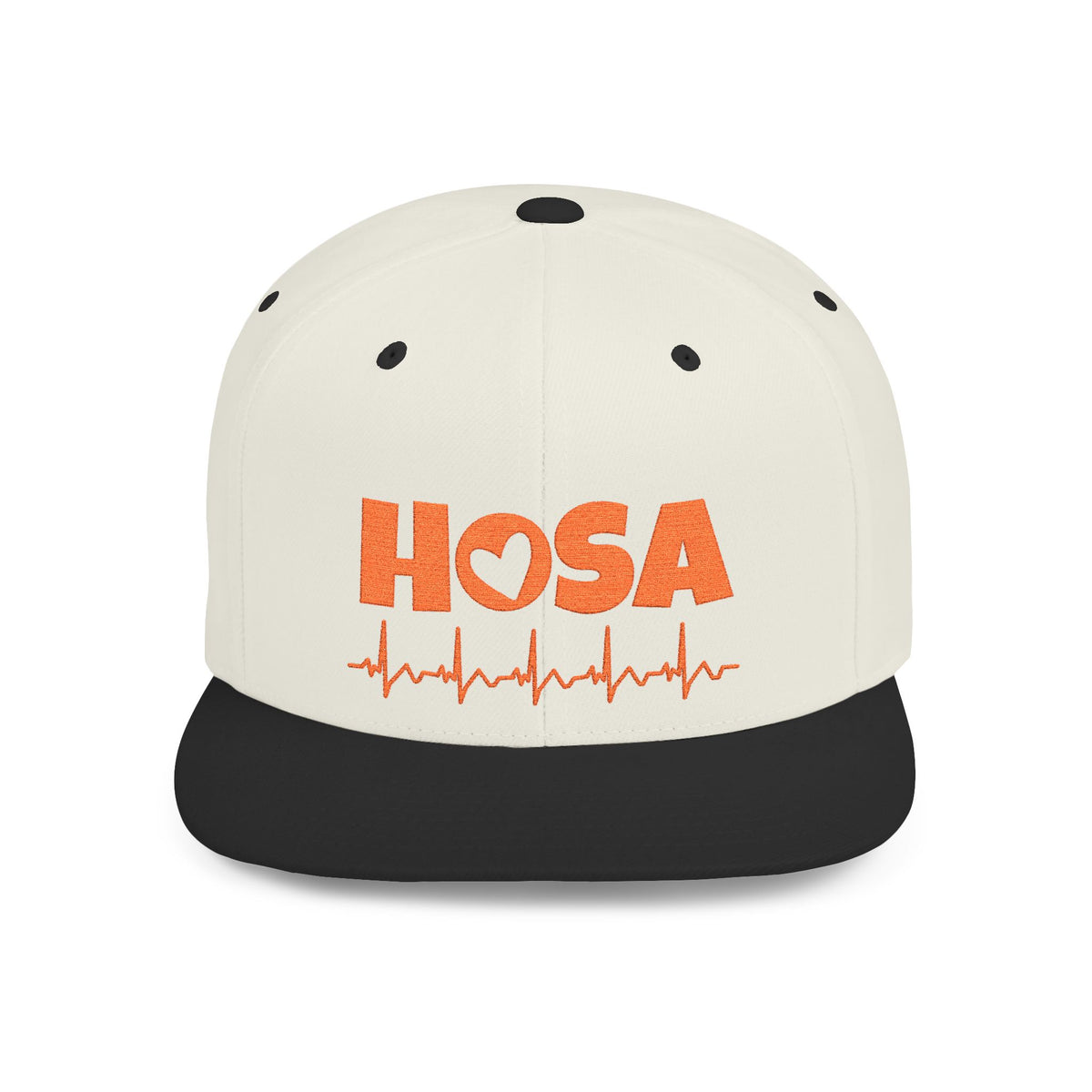 HOSA Heartbeat Flatbill Snapback - Orange Edition