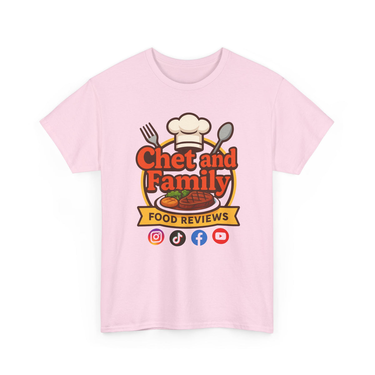 Chet and Family Food Review Tee