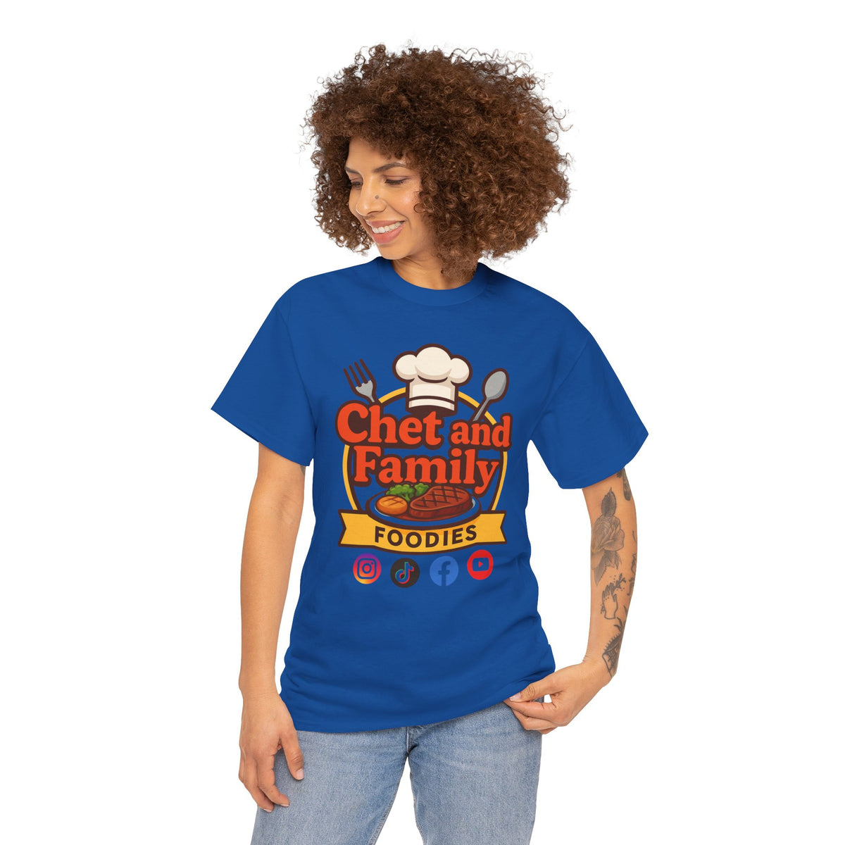 Chet and Family Foodies Tee