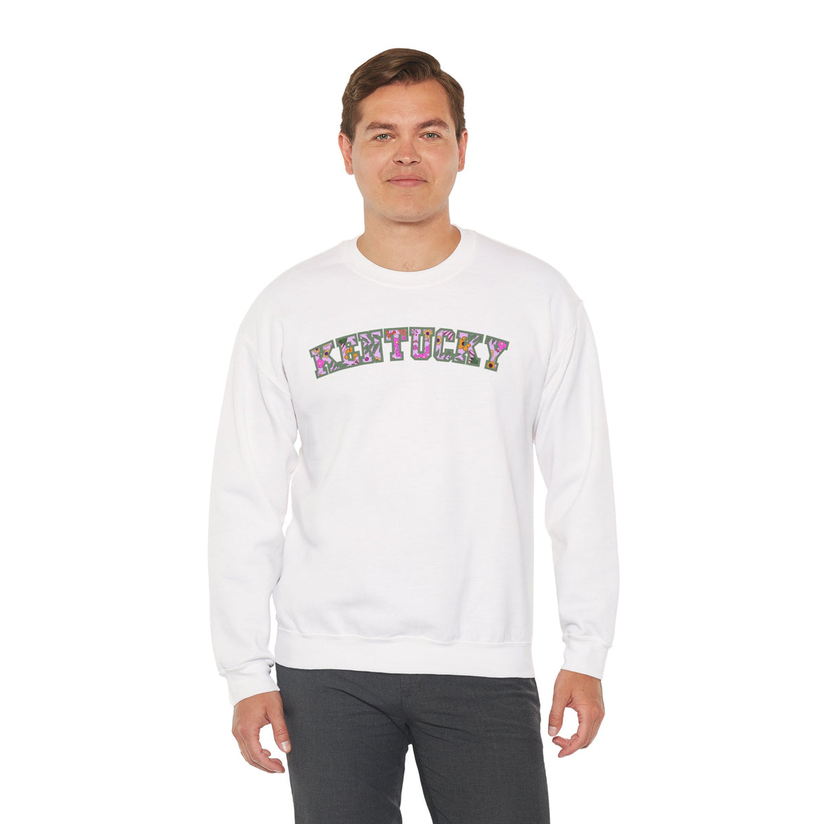 Kentucky Garden Floral Crewneck Sweatshirt