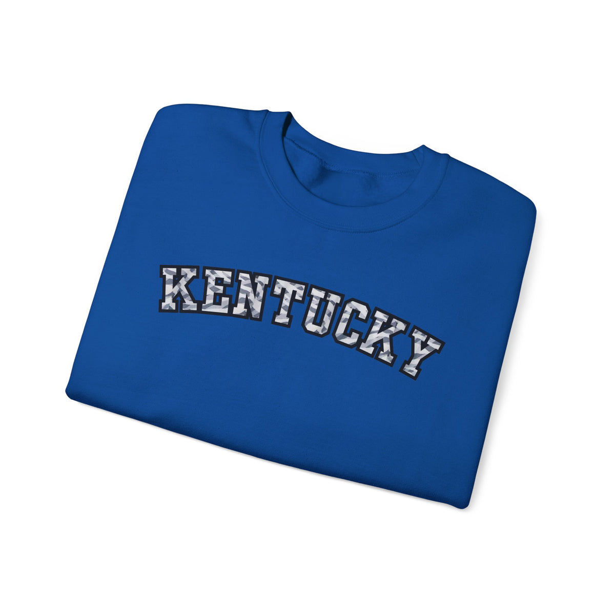 Kentucky Grey Modern Camo Crewneck Sweatshirt