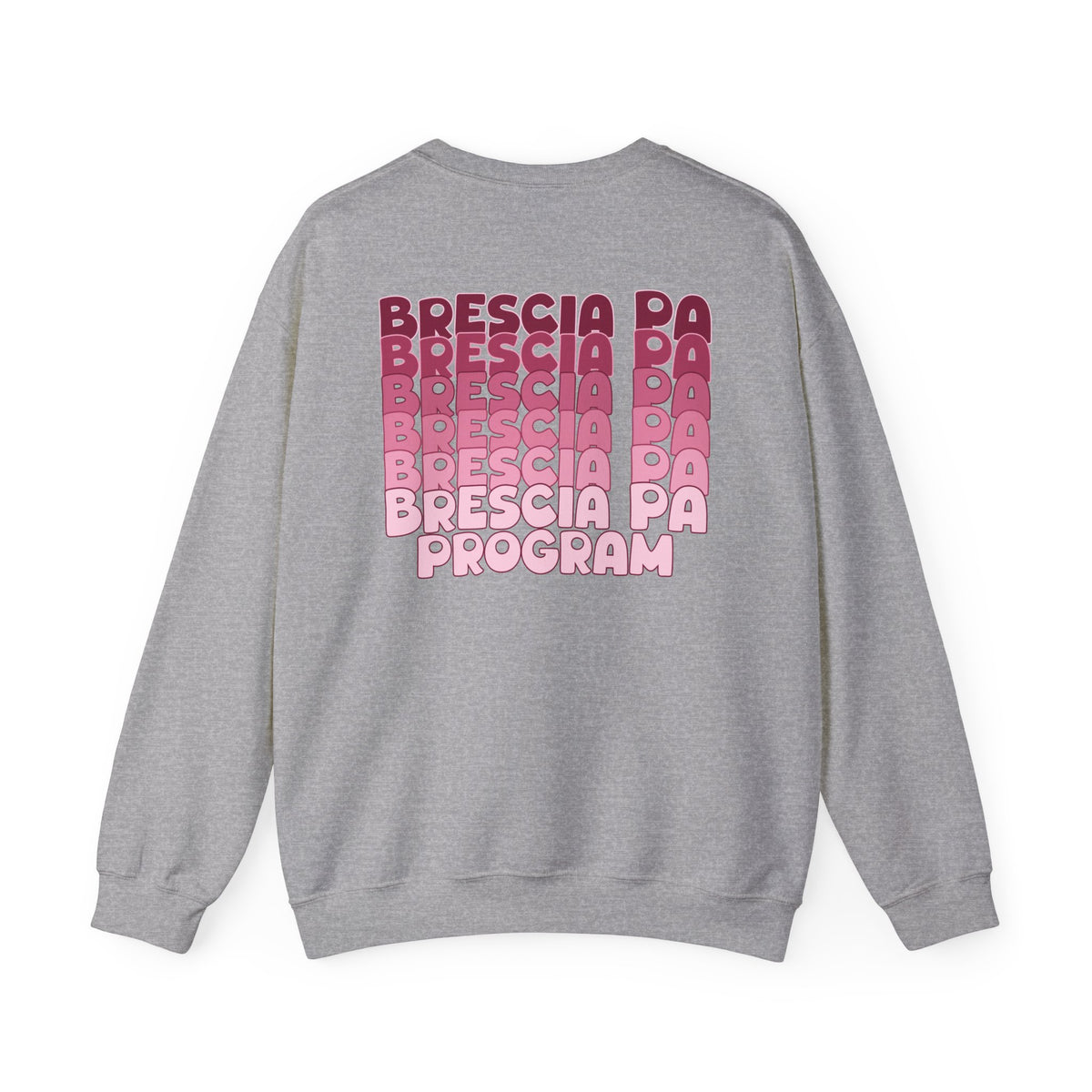 Brescia PA Program Warm Ombre Crewneck Sweatshirt