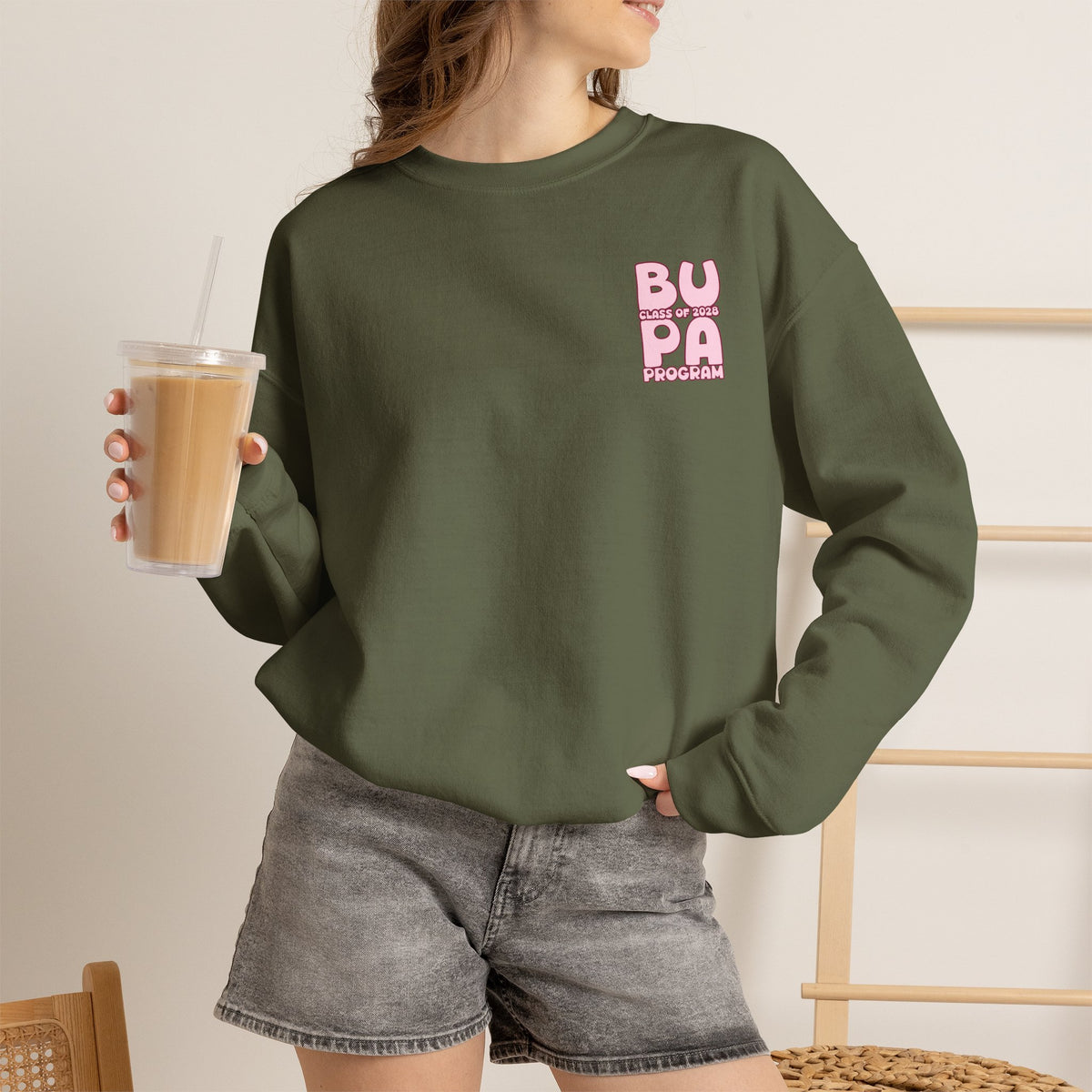 Brescia PA Program Warm Ombre Crewneck Sweatshirt