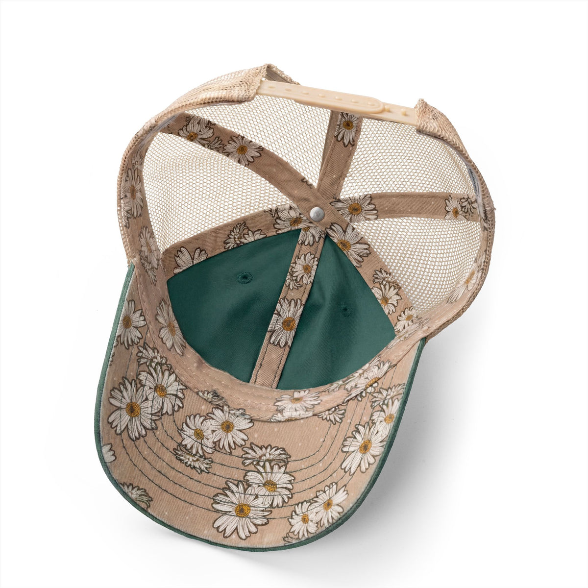 The Greatbatch Hat | Beige Font Patterned Bill