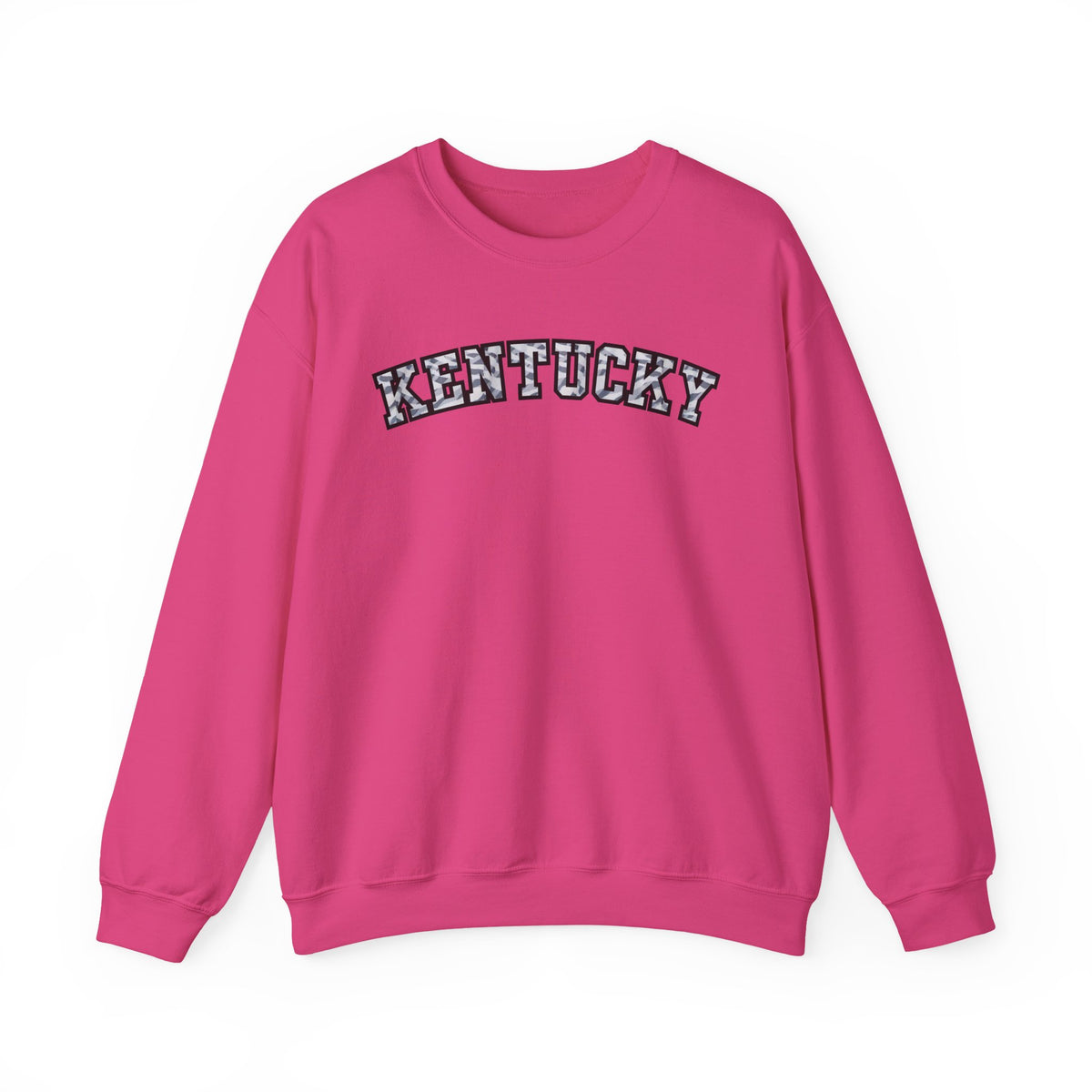 Kentucky Grey Modern Camo Crewneck Sweatshirt