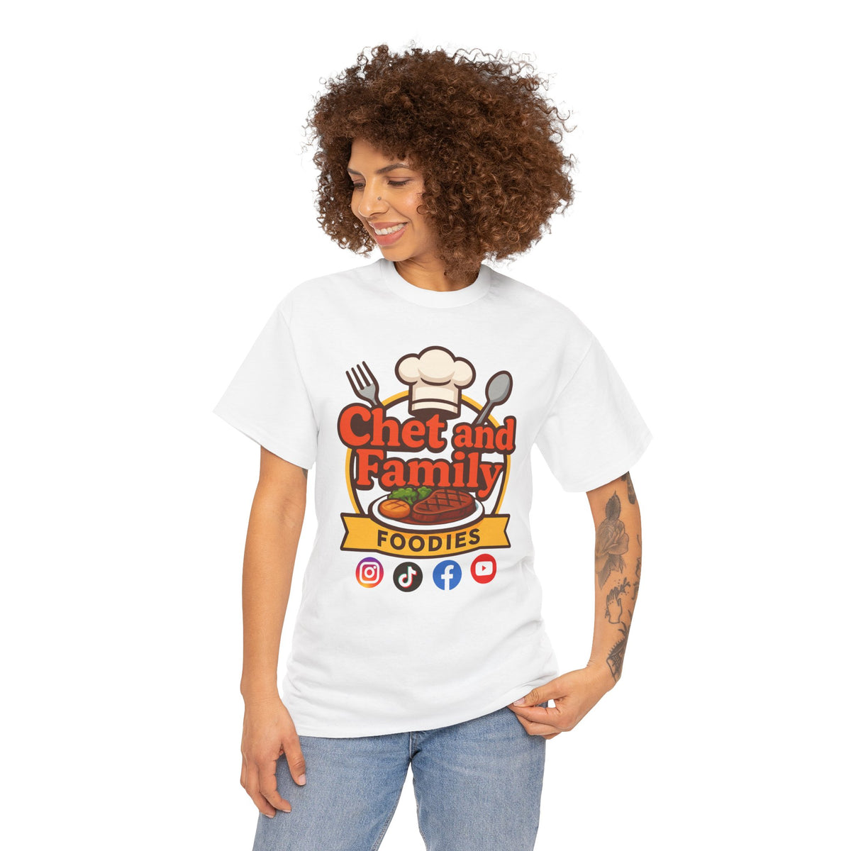Chet and Family Foodies Tee