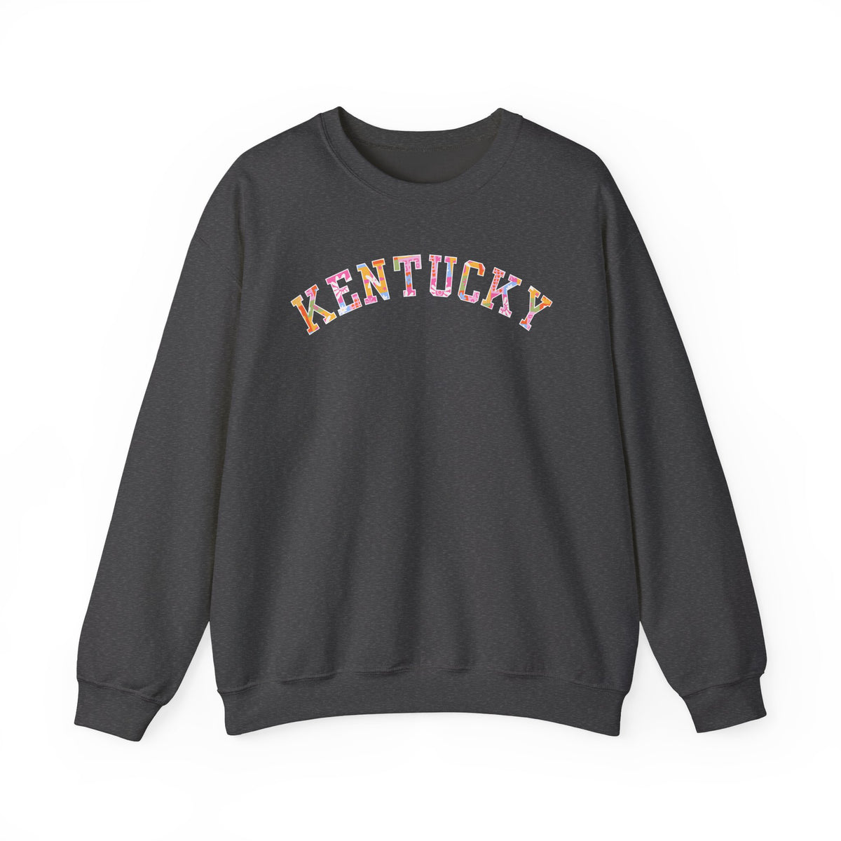Kentucky Floral Patchwork Crewneck