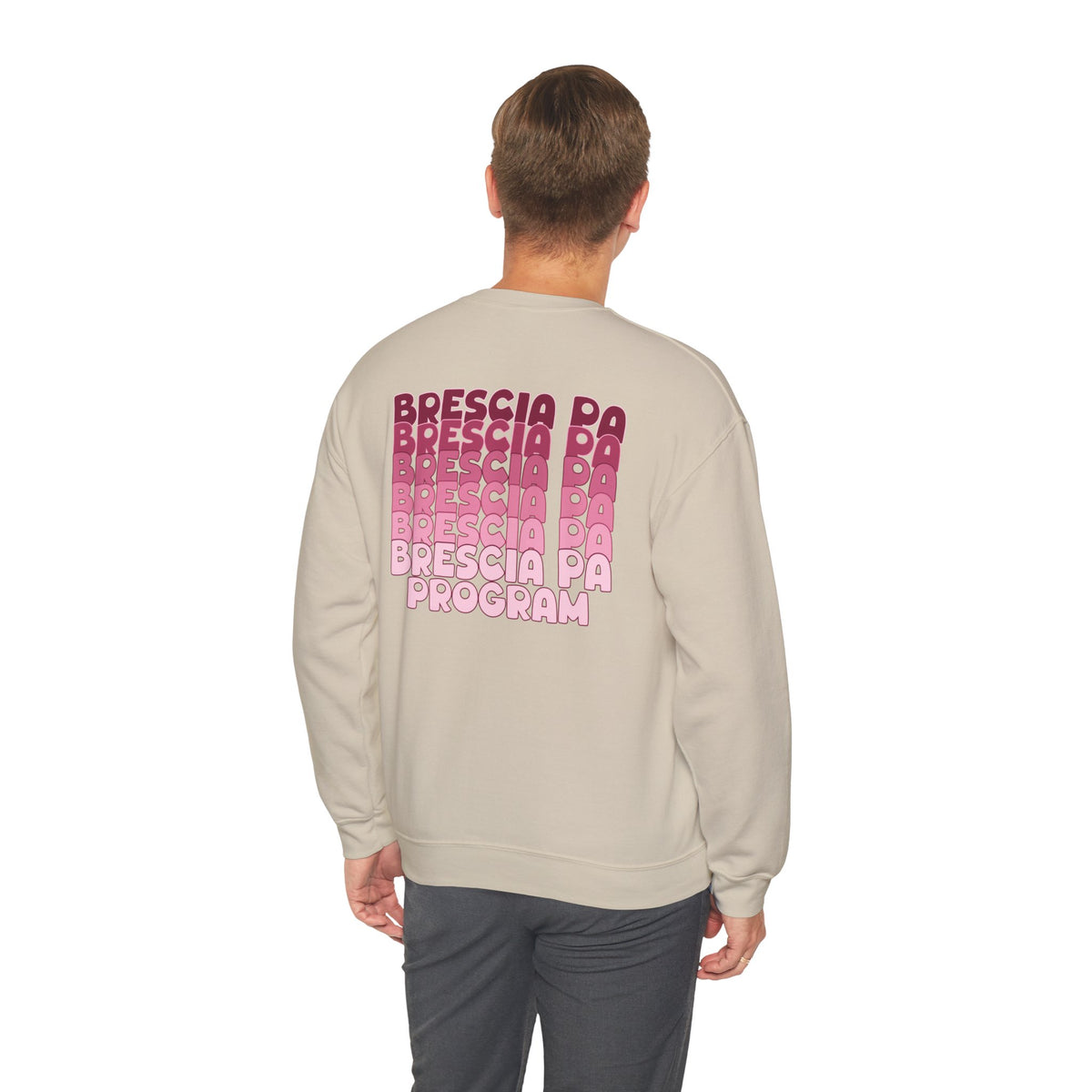 Brescia PA Program Warm Ombre Crewneck Sweatshirt