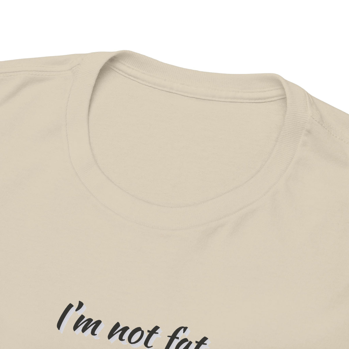 Goddess Sized Tee — "I'm not fat, I'm Goddess Sized" Empowerment T‑Shirt | Andi B. Designs