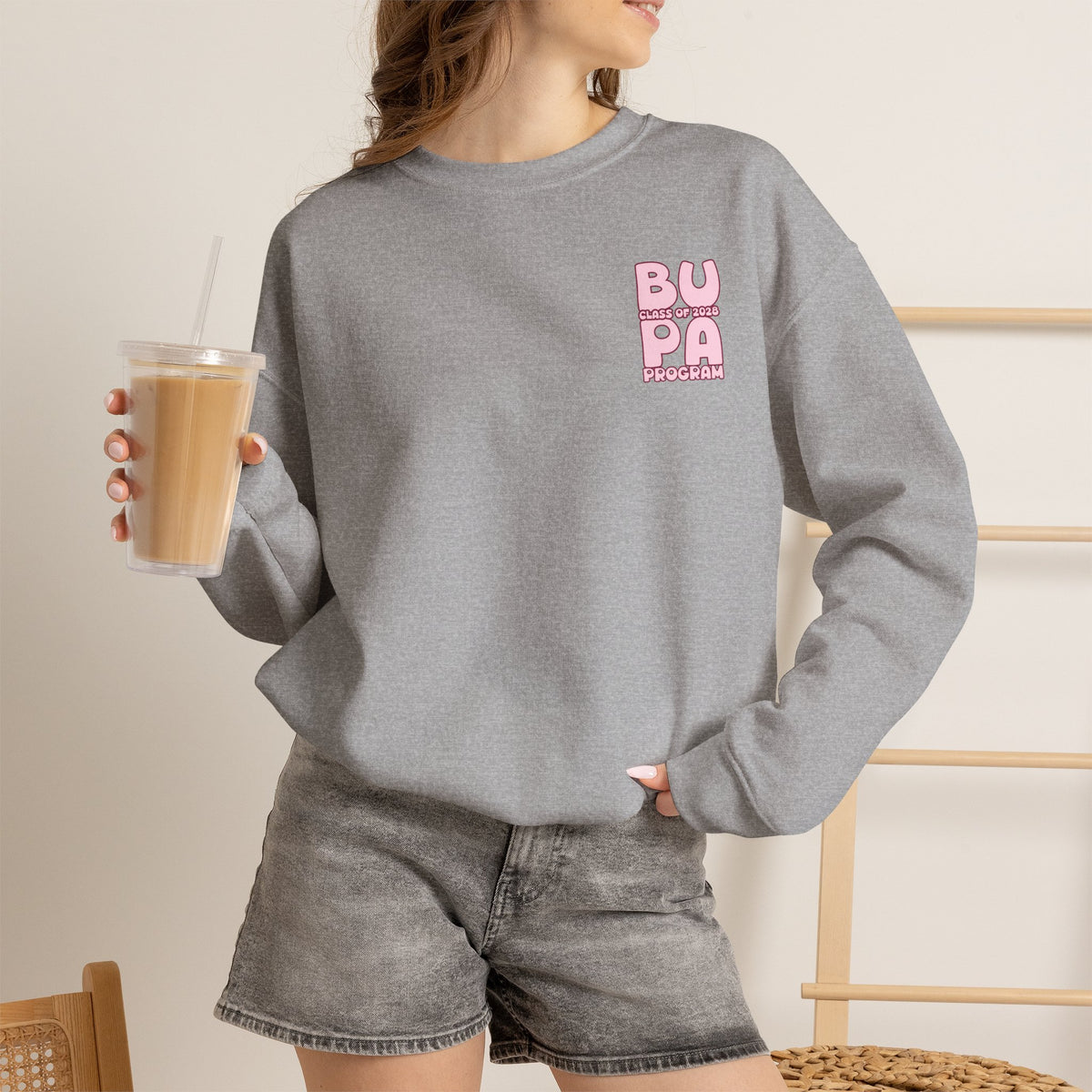 Brescia PA Program Warm Ombre Crewneck Sweatshirt
