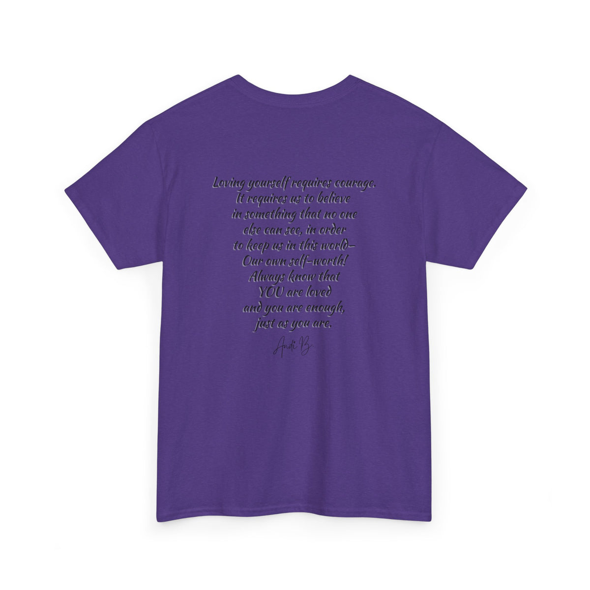 Goddess Tee #2 — "I'm Not Fat, I'm Goddess Sized" Women's Empowerment T-Shirt | Andi B. Designs