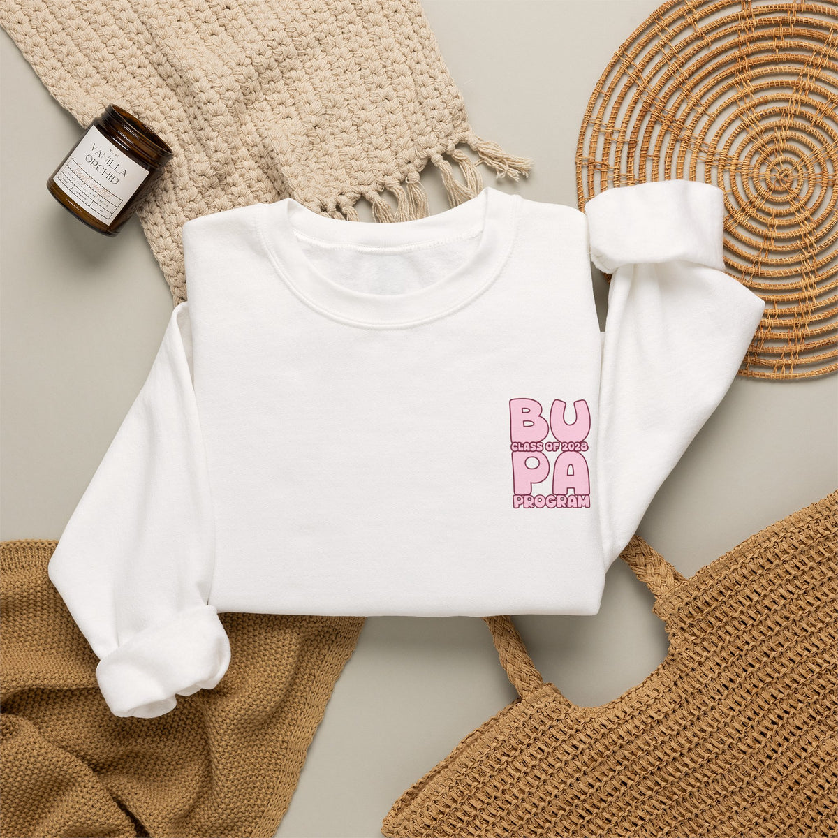 Brescia PA Program Warm Ombre Crewneck Sweatshirt