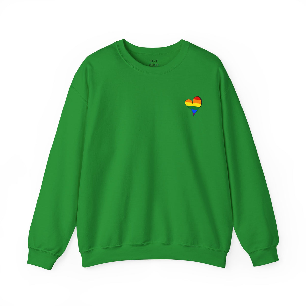 Kentucky Rainbow Stacked Font Crewneck Sweatshirt