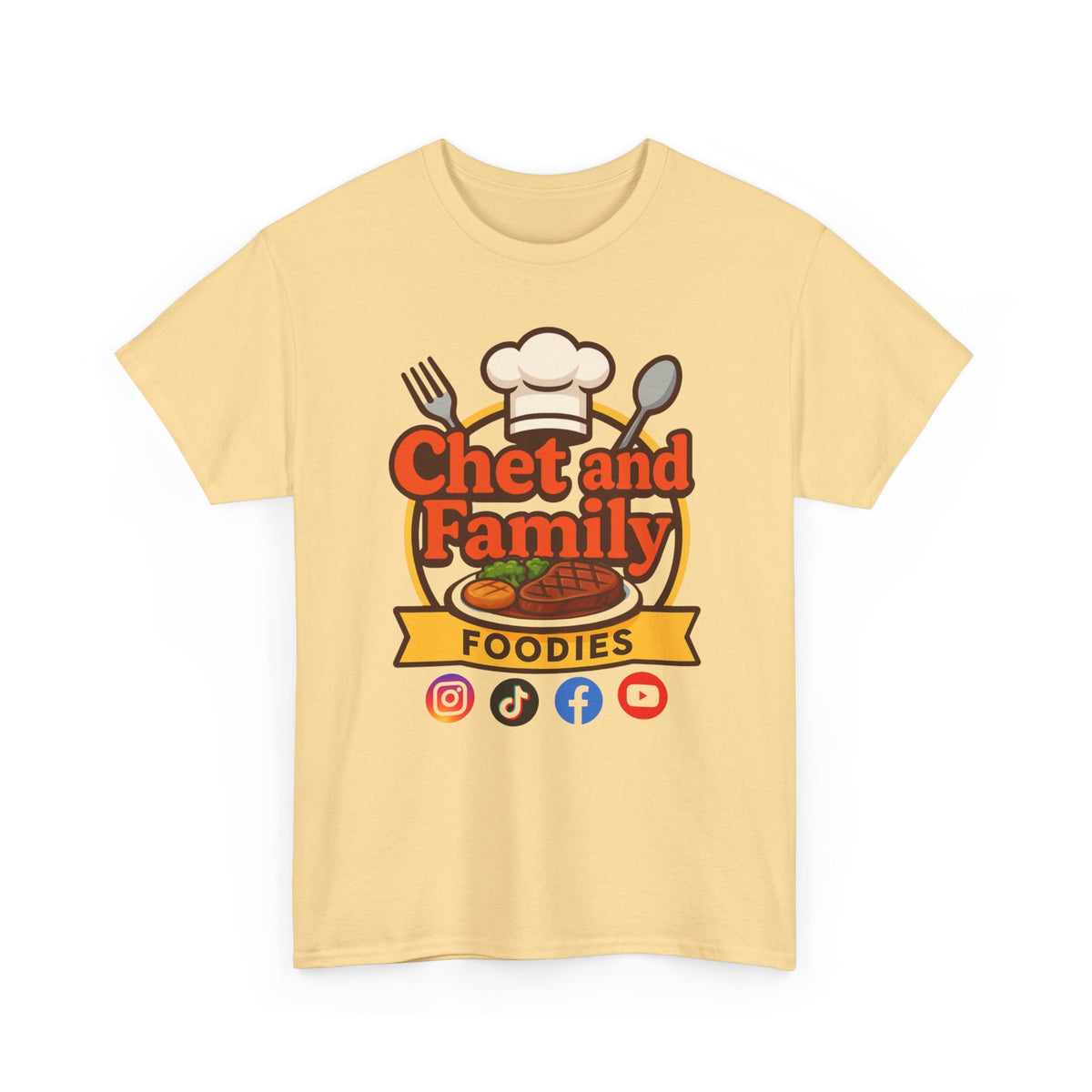 Chet and Family Foodies Tee