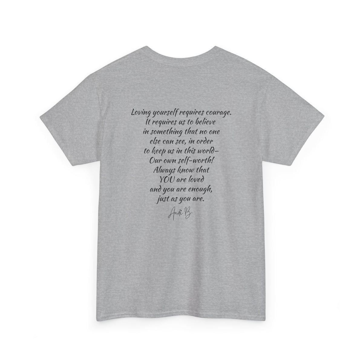 Goddess Tee #2 — "I'm Not Fat, I'm Goddess Sized" Women's Empowerment T-Shirt | Andi B. Designs