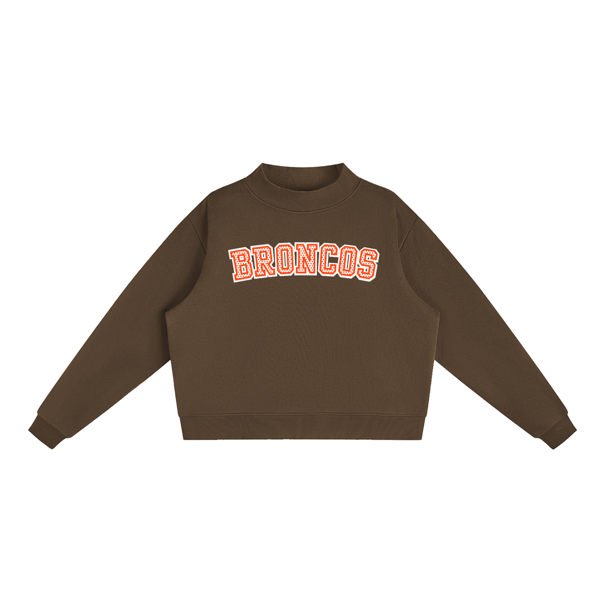 Broncos Mock Neck Sweatshirt