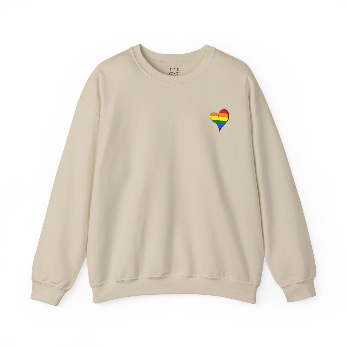 Kentucky Rainbow Stacked Font Crewneck Sweatshirt