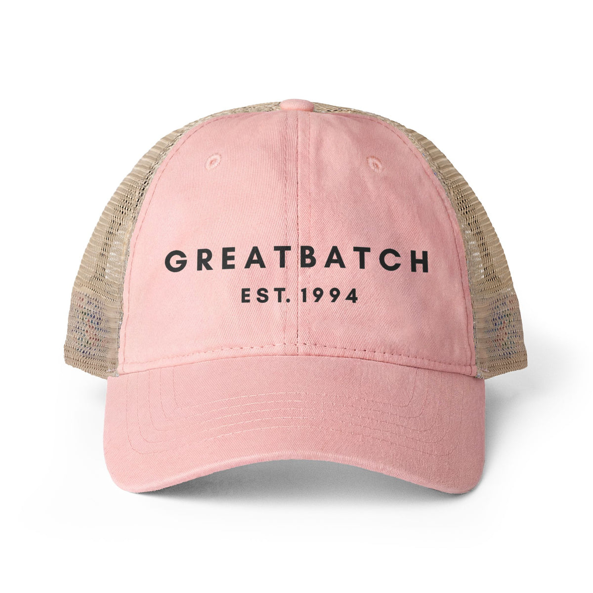 The Greatbatch Hat | Black Font Patterned Bill