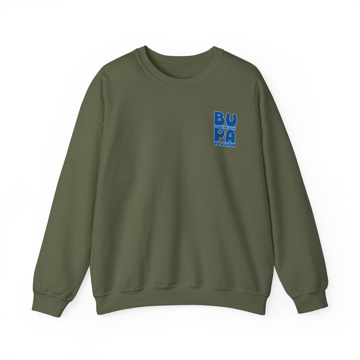 Brescia PA Program Blue Ombre Graphic Crewneck Sweatshirt